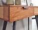 Konsolentisch >WL6.155< in Akazie, Massivholz / Metall - 90x78x36cm (BxHxT)