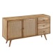 Sideboard >WL6.159< in Mango, Massivholz - 140x75x40cm (BxHxT)