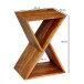 Beistelltisch >WL6.175< in Sheesham, Massivholz - 43x60x30cm (BxHxT)
