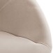 Esszimmersessel >WL6.191< in Beige, Samt-Stoff - 57x83x60cm (BxHxT)