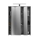 Badezimmerspiegelschrank >Blake< in Rauchsilber/Spiegelglas - 60x77x21cm (BxHxT)