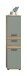 Hochschrank >Blake< in Artisan Eiche Nachbildung/Salbei - 35x137x31cm (BxHxT)