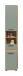 Hochschrank >Blake< in Artisan Eiche Nachbildung/Salbei - 35x191x31cm (BxHxT)