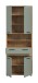 Hochschrank >Blake< in Artisan Eiche Nachbildung/Salbei - 70x191x31cm (BxHxT)