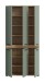 Hochschrank >Blake< in Artisan Eiche Nachbildung/Salbei - 90x191x31cm (BxHxT)