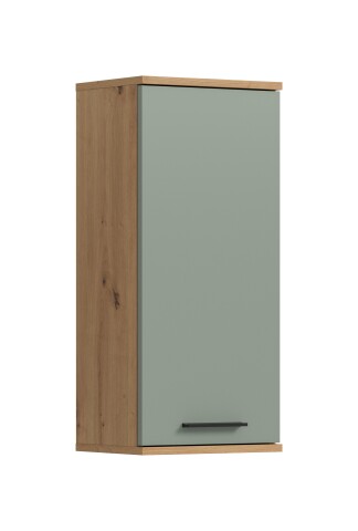 Hängeschrank >Blake< in Artisan Eiche Nachbildung/Salbei - 35x77x25cm (BxHxT)