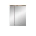 Badezimmerspiegelschrank >Blake< Artisan Eiche /Spiegelglas - 60x77x21 (BxHxT)