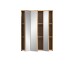 Badezimmerspiegelschrank >Blake< Artisan Eiche /Spiegelglas - 60x77x21 (BxHxT)