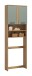 Waschmaschinenumbauschrank >Blake< Artisan Eiche / Salbei - 63x191x25 (BxHxT)