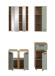 Badezimmer-Set >Blake< in Artisan Eiche Nachbildung/Salbei - 110x191x34 (BxHxT)
