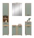 Badezimmer-Set >Blake< in Artisan Eiche Nachbildung/Salbei - 160x191x34 (BxHxT)