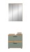 Badezimmer-Set >Blake< in Artisan Eiche Nachbildung/Salbei - 60x191x34cm (BxHxT)