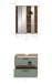 Badezimmer-Set >Blake< in Artisan Eiche Nachbildung/Salbei - 60x191x34cm (BxHxT)