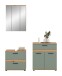 Badezimmer-Set >Blake< in Artisan Eiche Nachbildung/Salbei - 145x191x34 (BxHxT)