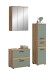 Badezimmer-Set >Blake< in Artisan Eiche Nachbildung/Salbei - 110x191x34 (BxHxT)