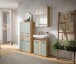 Badezimmer-Set >Blake< in Artisan Eiche Nachbildung/Salbei - 145x191x34 (BxHxT)