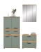 Badezimmer-Set >Blake< in Artisan Eiche Nachbildung/Salbei - 145x191x34 (BxHxT)