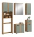 Badezimmer-Set >Blake< in Artisan Eiche Nachbildung/Salbei - 188x191x34 (BxHxT)