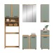 Badezimmer-Set >Blake< in Artisan Eiche Nachbildung/Salbei - 188x191x34 (BxHxT)
