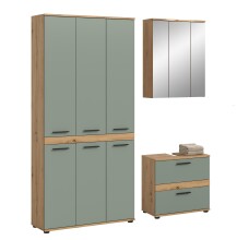 Badezimmer-Set >Blake< in Artisan Eiche...