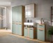 Badezimmer-Set >Blake< in Artisan Eiche Nachbildung/Salbei - 215x191x34 (BxHxT)