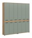 Badezimmer-Set >Blake< in Artisan Eiche Nachbildung/Salbei - 180x191x31 (BxHxT)