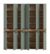 Badezimmer-Set >Blake< in Artisan Eiche Nachbildung/Salbei - 180x191x31 (BxHxT)