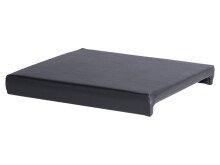 Sitzkissen in Schwarz - 46x6x42cm (BxHxT)