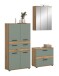 Badezimmer-Set >Blake< in Artisan Eiche Nachbildung/Salbei - 145x191x34 (BxHxT)