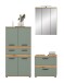 Badezimmer-Set >Blake< in Artisan Eiche Nachbildung/Salbei - 145x191x34 (BxHxT)
