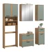 Badezimmer-Set >Blake< in Artisan Eiche Nachbildung/Salbei - 188x191x34 (BxHxT)
