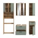 Badezimmer-Set >Blake< in Artisan Eiche Nachbildung/Salbei - 188x191x34 (BxHxT)