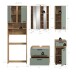 Badezimmer-Set >Blake< in Artisan Eiche Nachbildung/Salbei - 188x191x34 (BxHxT)