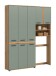 Badezimmer-Set >Blake< in Artisan Eiche Nachbildung/Salbei - 153x191x31 (BxHxT)