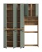 Badezimmer-Set >Blake< in Artisan Eiche Nachbildung/Salbei - 153x191x31 (BxHxT)