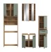 Badezimmer-Set >Blake< in Artisan Eiche Nachbildung/Salbei - 188x191x34 (BxHxT)