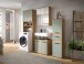 Badezimmer-Set >Blake< in Artisan Eiche Nachbildung/Salbei - 188x191x34 (BxHxT)