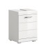 Waschbeckenunterschrank >Scout< in Weiß/Weiß hochglanz - 40x56x34cm (BxHxT)