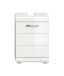 Waschbeckenunterschrank >Scout< in Weiß/Weiß hochglanz - 40x56x34cm (BxHxT)