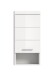 Hängeschrank >Scout< in Weiß/Weiß hochglanz - 37x79x24cm (BxHxT)