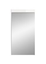 Badezimmerspiegelschrank >Scout< in Weiß/Spiegelglas - 40x79x18cm (BxHxT)