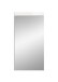 Badezimmerspiegelschrank >Scout< in Weiß/Spiegelglas - 40x79x18cm (BxHxT)