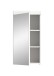 Badezimmerspiegelschrank >Scout< in Weiß/Spiegelglas - 40x79x18cm (BxHxT)