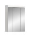 Badezimmerspiegelschrank >Scout< in Weiß/Spiegelglas - 60x79x18cm (BxHxT)