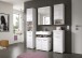 Badezimmerspiegelschrank >Scout< in Weiß/Spiegelglas - 60x79x18cm (BxHxT)