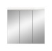 Badezimmerspiegelschrank >Scout< in Weiß/Spiegelglas - 80x79x18cm (BxHxT)