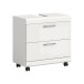 Waschbeckenunterschrank >Scout< in Weiß/Weiß hochglanz - 60x60x34cm (BxHxT)