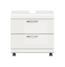 Waschbeckenunterschrank >Scout< in Weiß/Weiß hochglanz - 60x60x34cm (BxHxT)