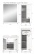 Badezimmer-Set >Scout< in Weiß/Weiß hochglanz - 112x191x34cm (BxHxT)