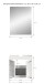 Badezimmer-Set >Scout< in Weiß/Weiß hochglanz - 60x191x34cm (BxHxT)